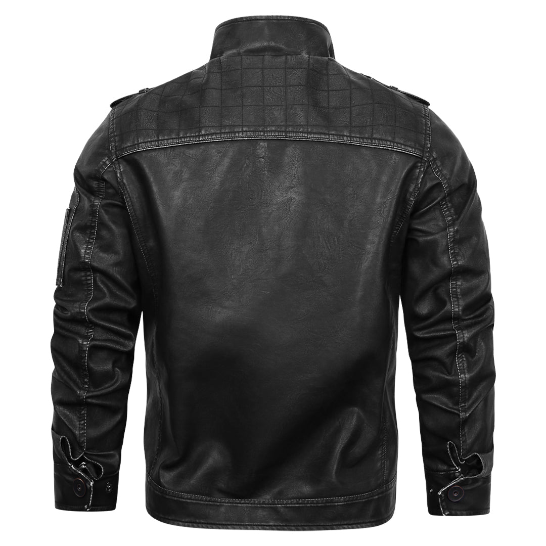Giacca Uomo in Pelle Vestibilità Classica