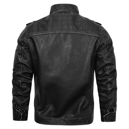 Giacca Uomo in Pelle Vestibilità Classica