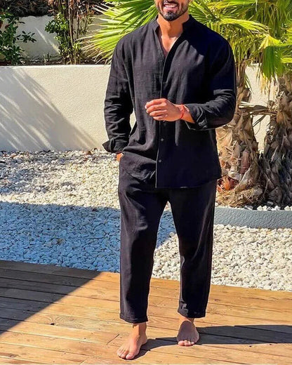 Completo Estivo Uomo Camicia e Pantaloni