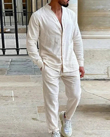 Completo Estivo Uomo Camicia e Pantaloni - Brentozzi