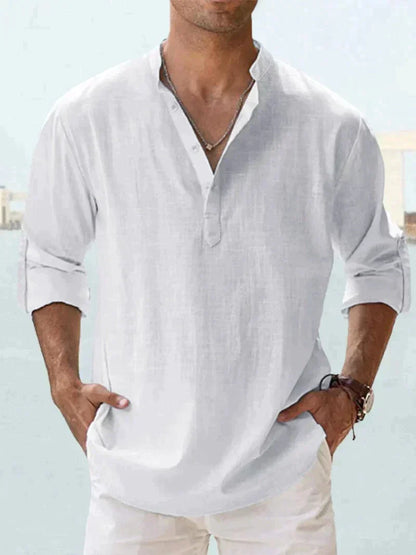 Camicia Uomo Traspirante Manica Lunga Estiva