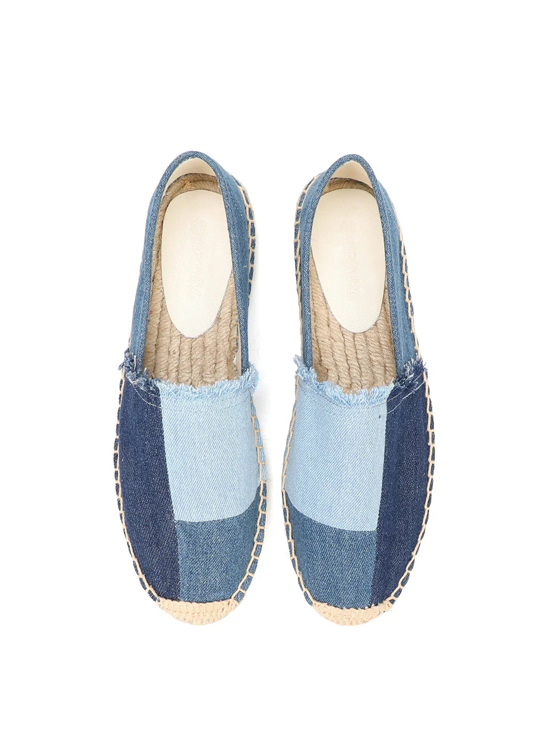 Espir | Scarpe Denim Piattaforma Patchwork Espadrillas