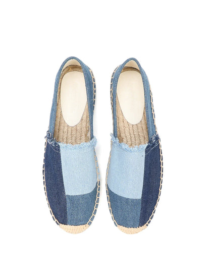Espir | Scarpe Denim Piattaforma Patchwork Espadrillas