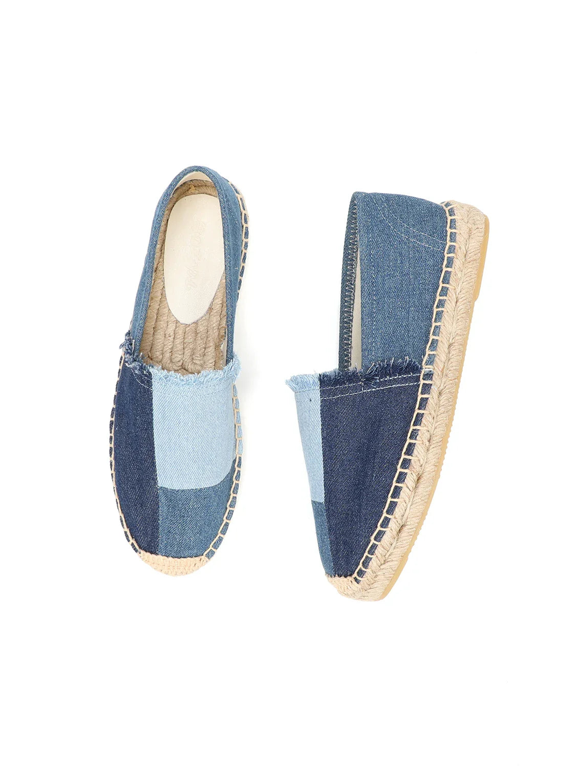Espir | Scarpe Denim Piattaforma Patchwork Espadrillas