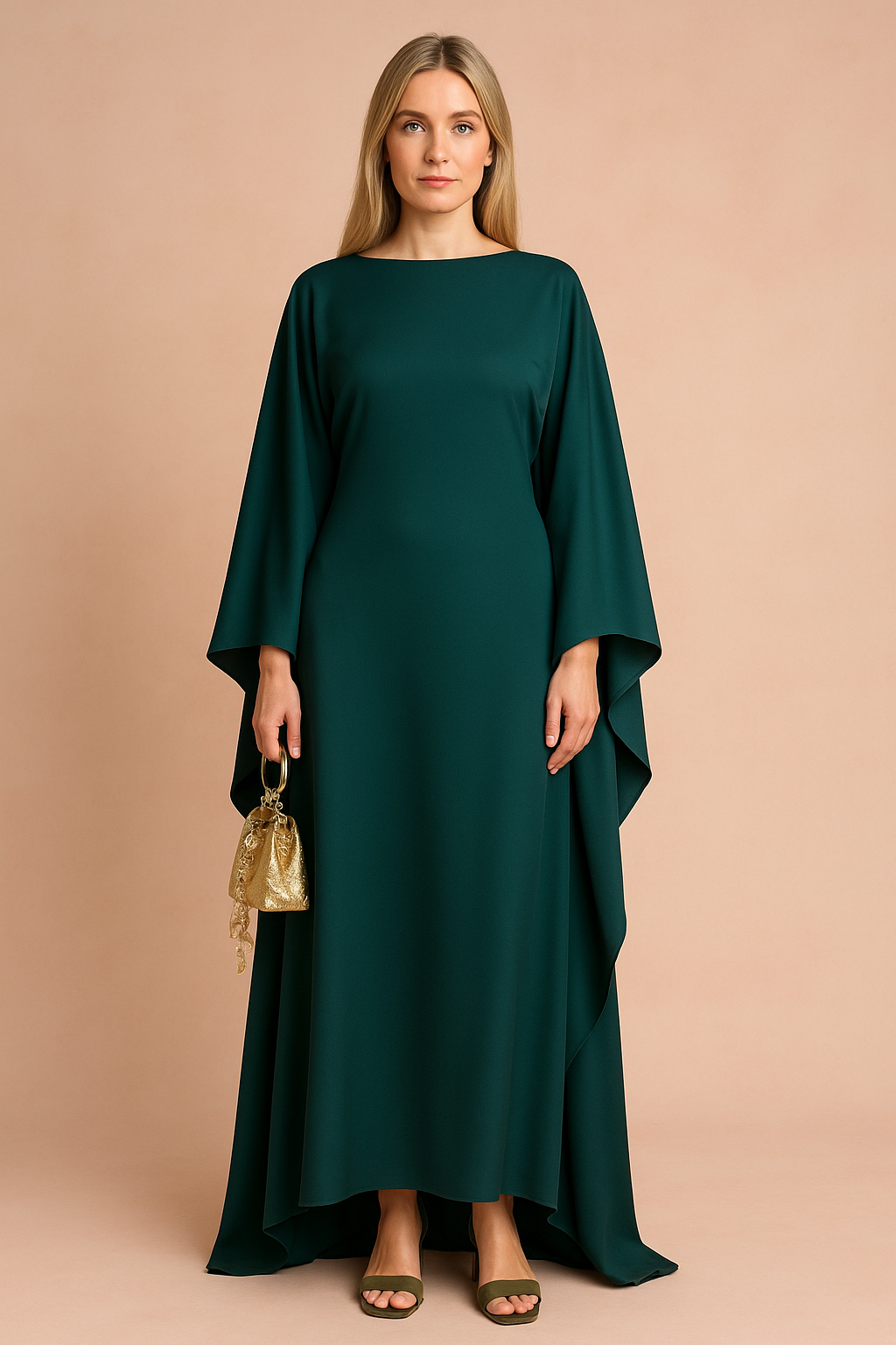 Estela | Elegante abito con maniche a pipistrello 2