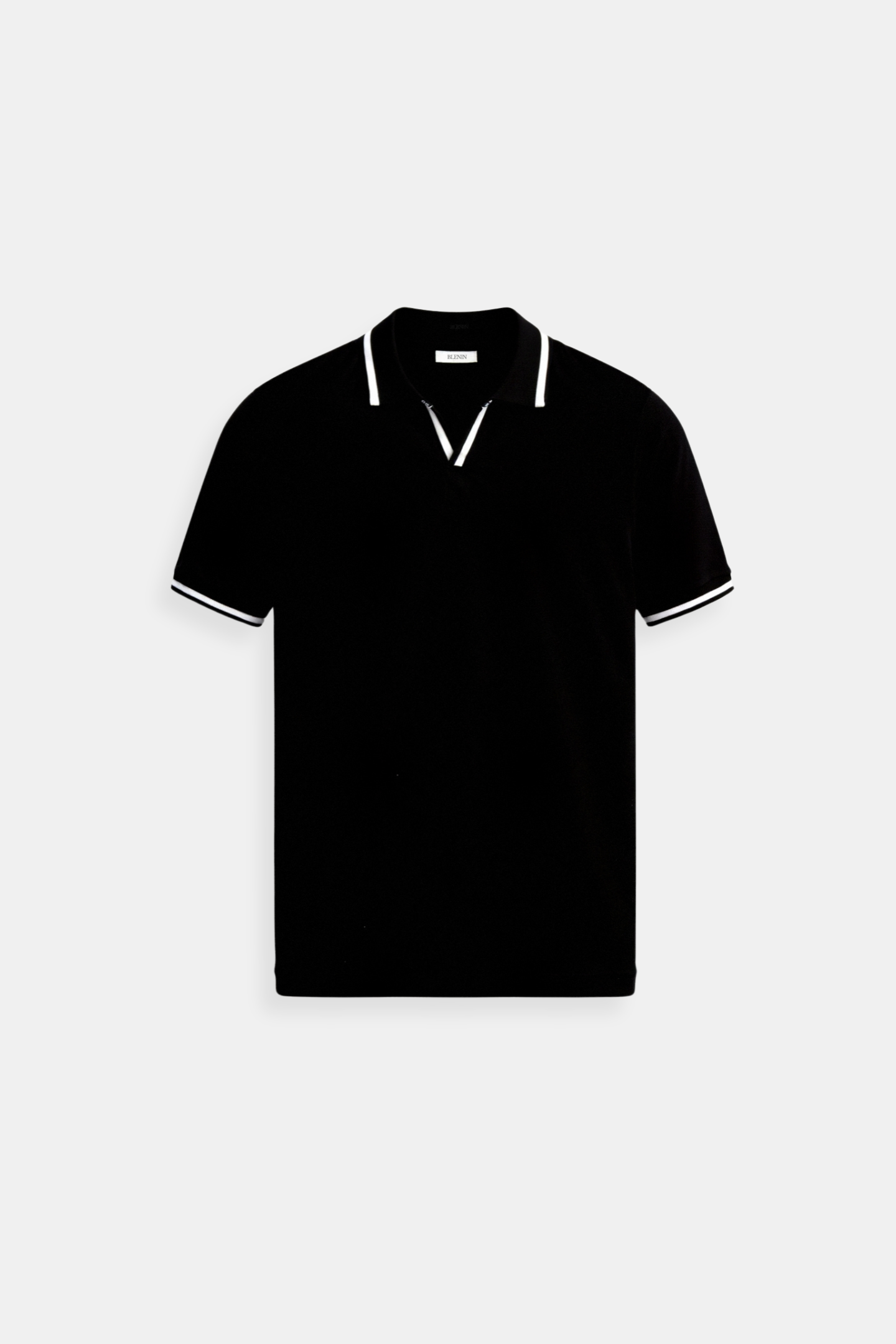 Polo Uomo con Dettagli a Contrasto Stile Elegante