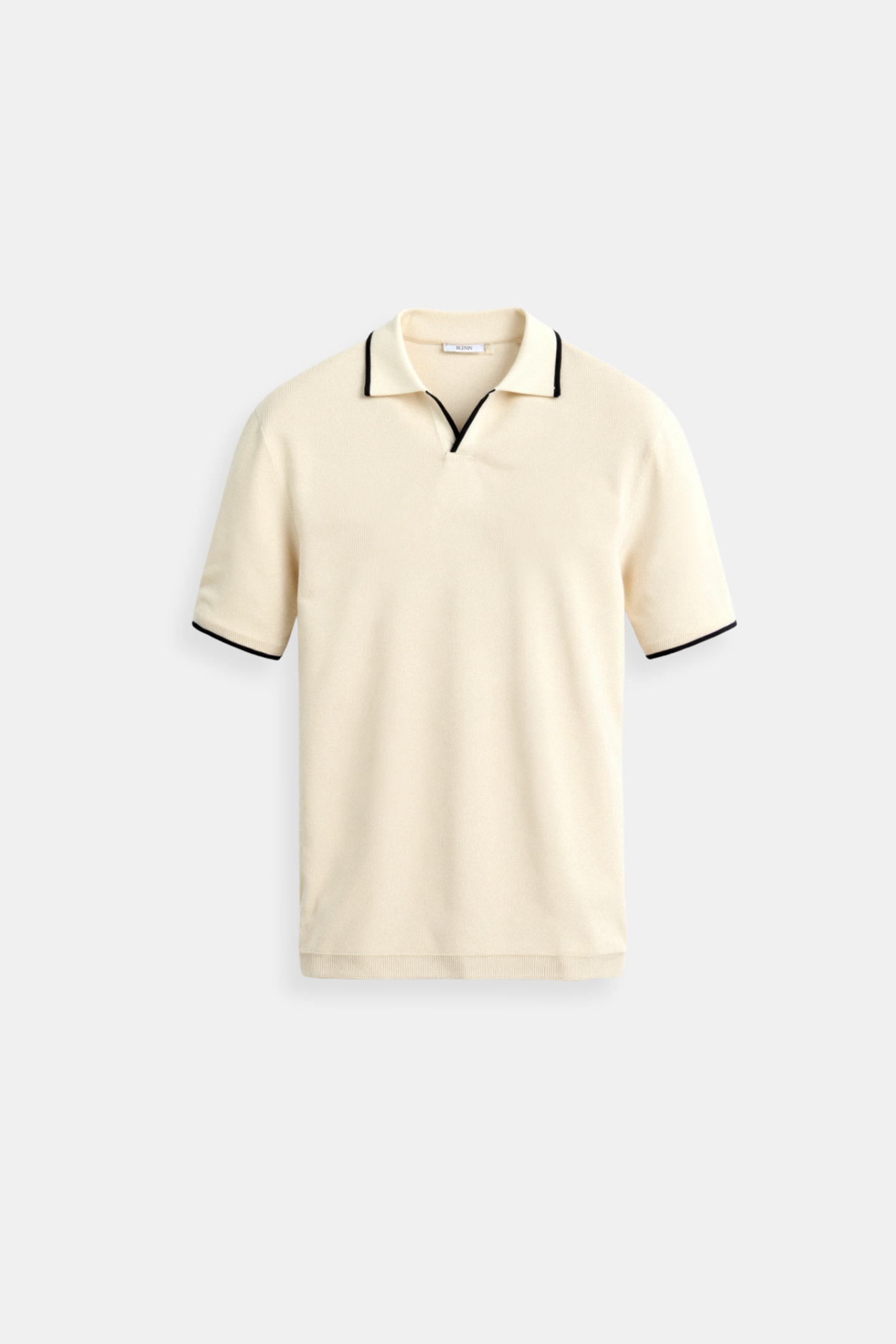 Polo Uomo con Dettagli a Contrasto Stile Elegante