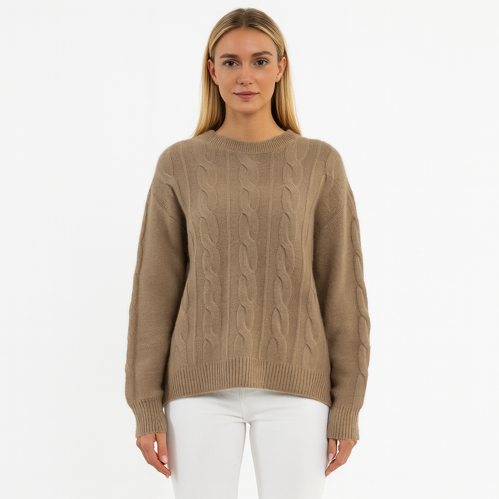 Maglione Donna in Maglia Caldo Manica Lunga - Brentozzi