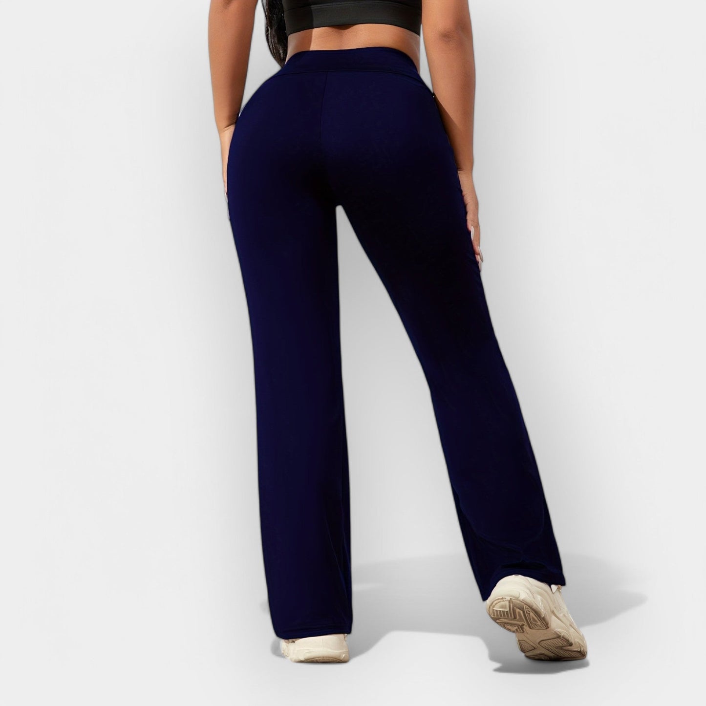 Pantaloni Jogging Donna in Tessuto Stretch Slim Fit