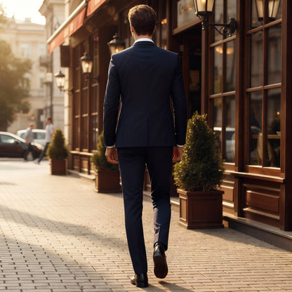 Completo Uomo Due Pezzi Giacca e Pantaloni Regular Fit