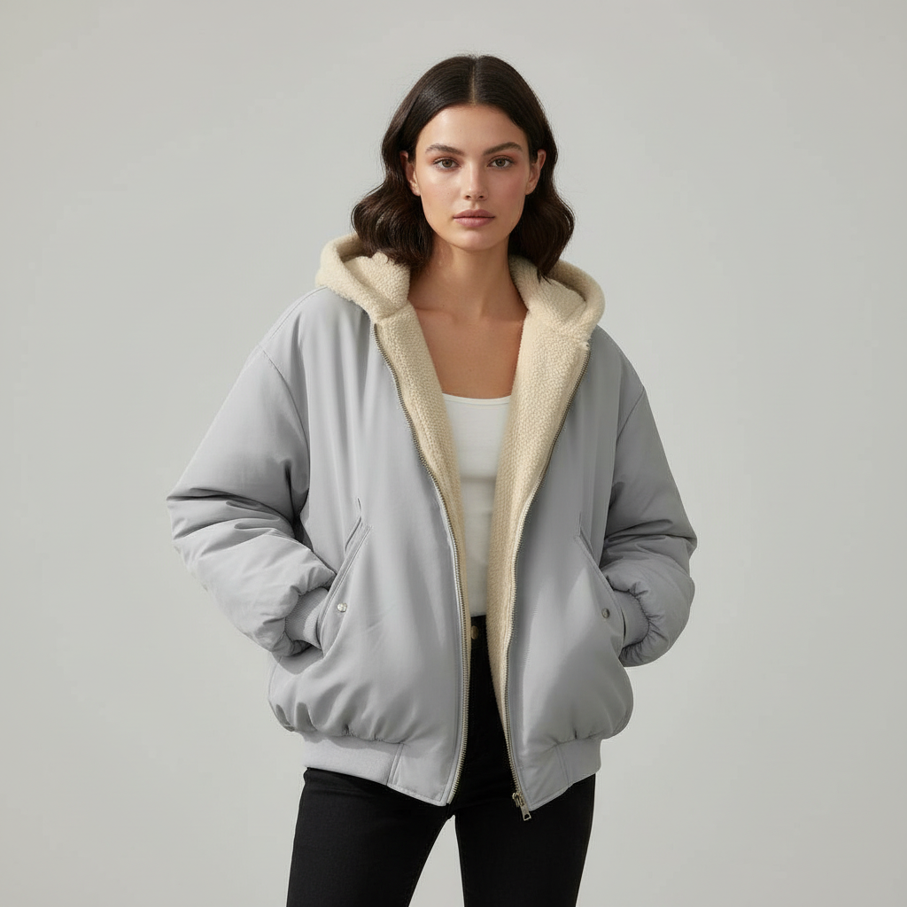 Giacca Donna Oversize Taglio Ampio Volume Definito - Brentozzi