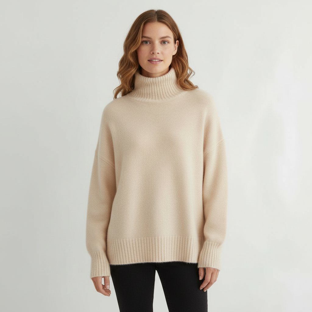 Maglione Donna in Lana Collo Alto Vestibilità Dritta - Brentozzi