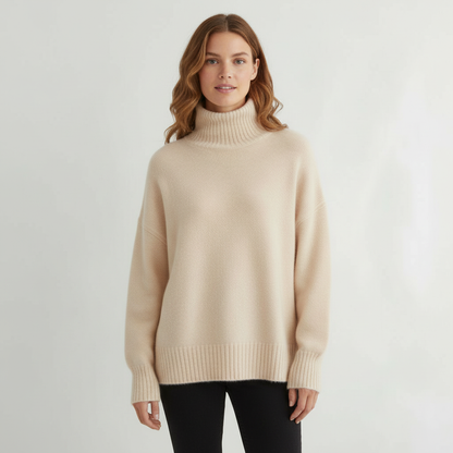 Maglione Donna in Lana Collo Alto Vestibilità Dritta - Brentozzi
