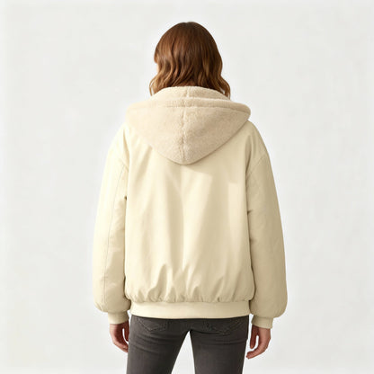 Giacca Invernale Donna Oversize Calda Comfort Effetto Pile