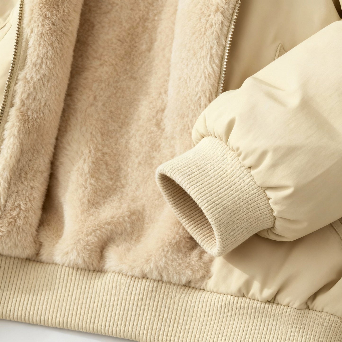 Giacca Donna Oversize Imbottita con Cuciture Decorative