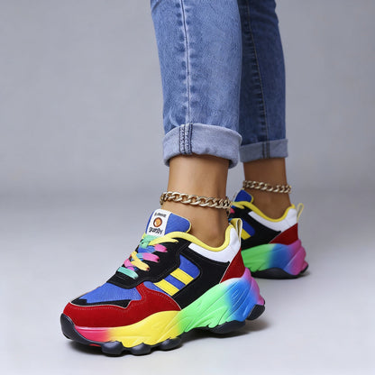 Sneaker Donna Plateau Sportive Comode