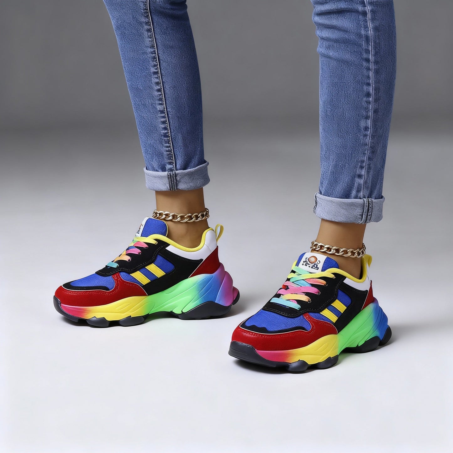 Sneaker Donna Plateau Sportive Comode