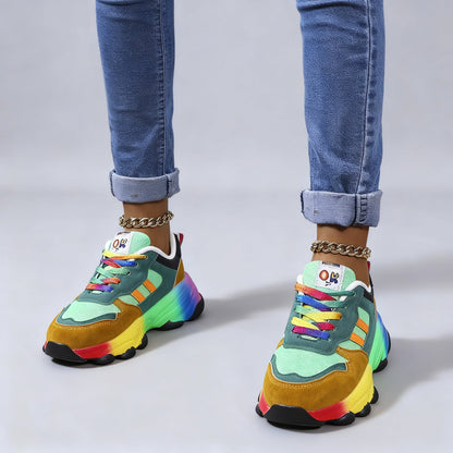 Sneaker Donna Plateau Sportive Comode