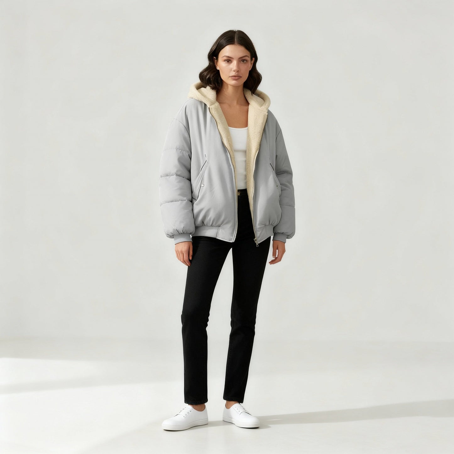 Giacca Donna Oversize Taglio Ampio Volume Definito
