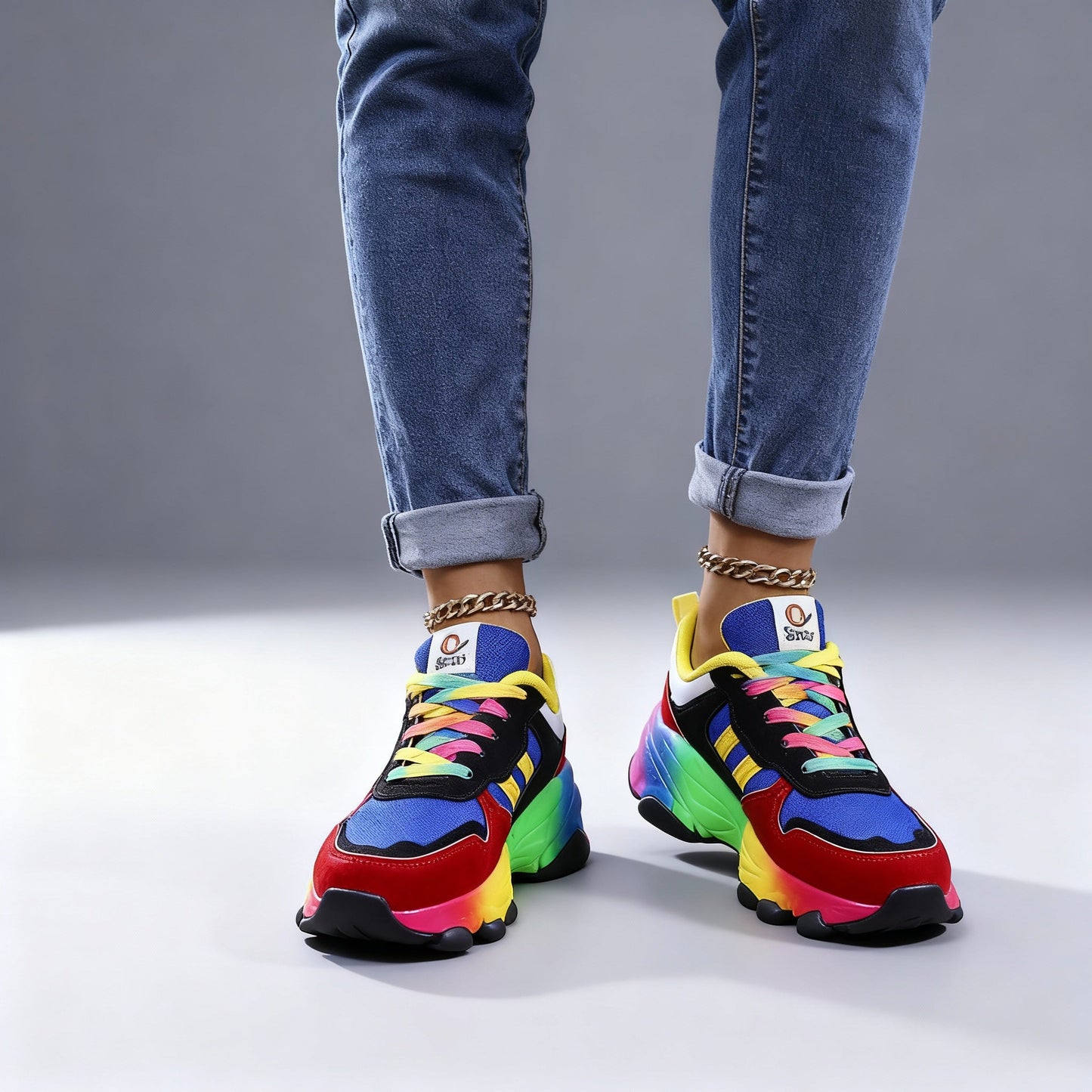 Sneaker Donna Plateau Sportive Comode - Brentozzi