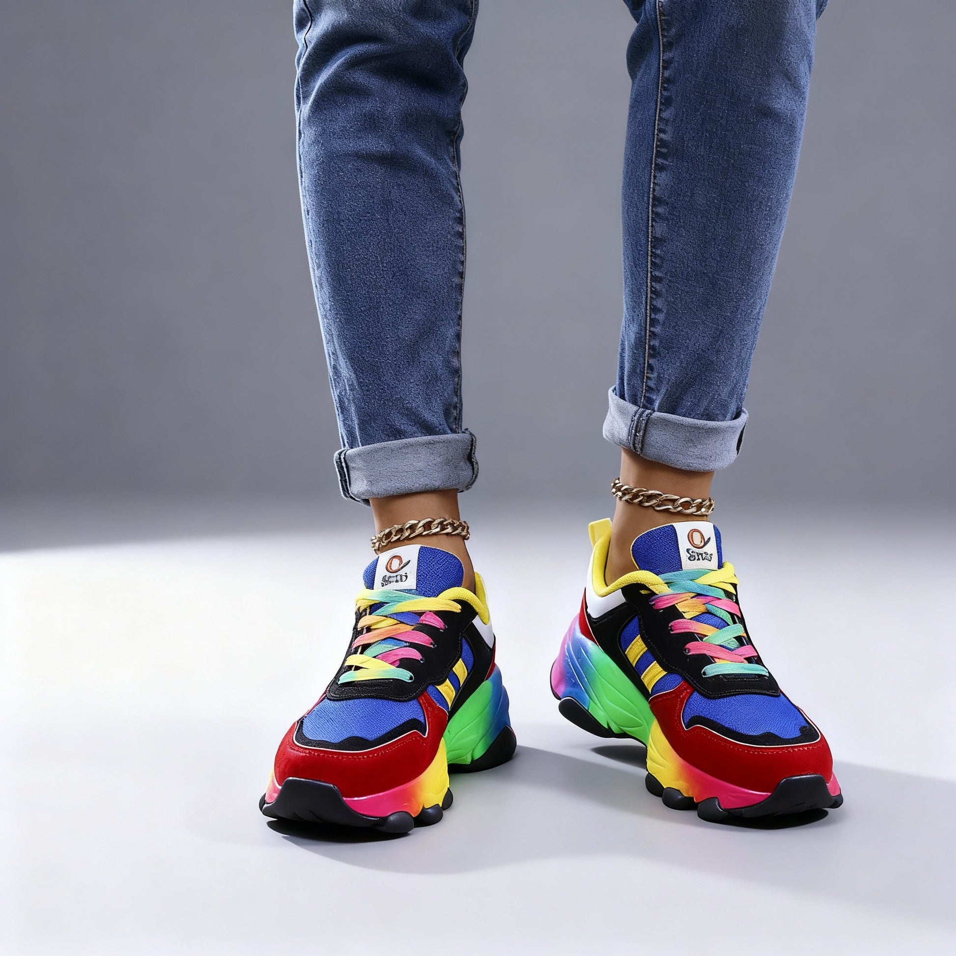 Sneaker Donna Plateau Sportive Comode - Brentozzi