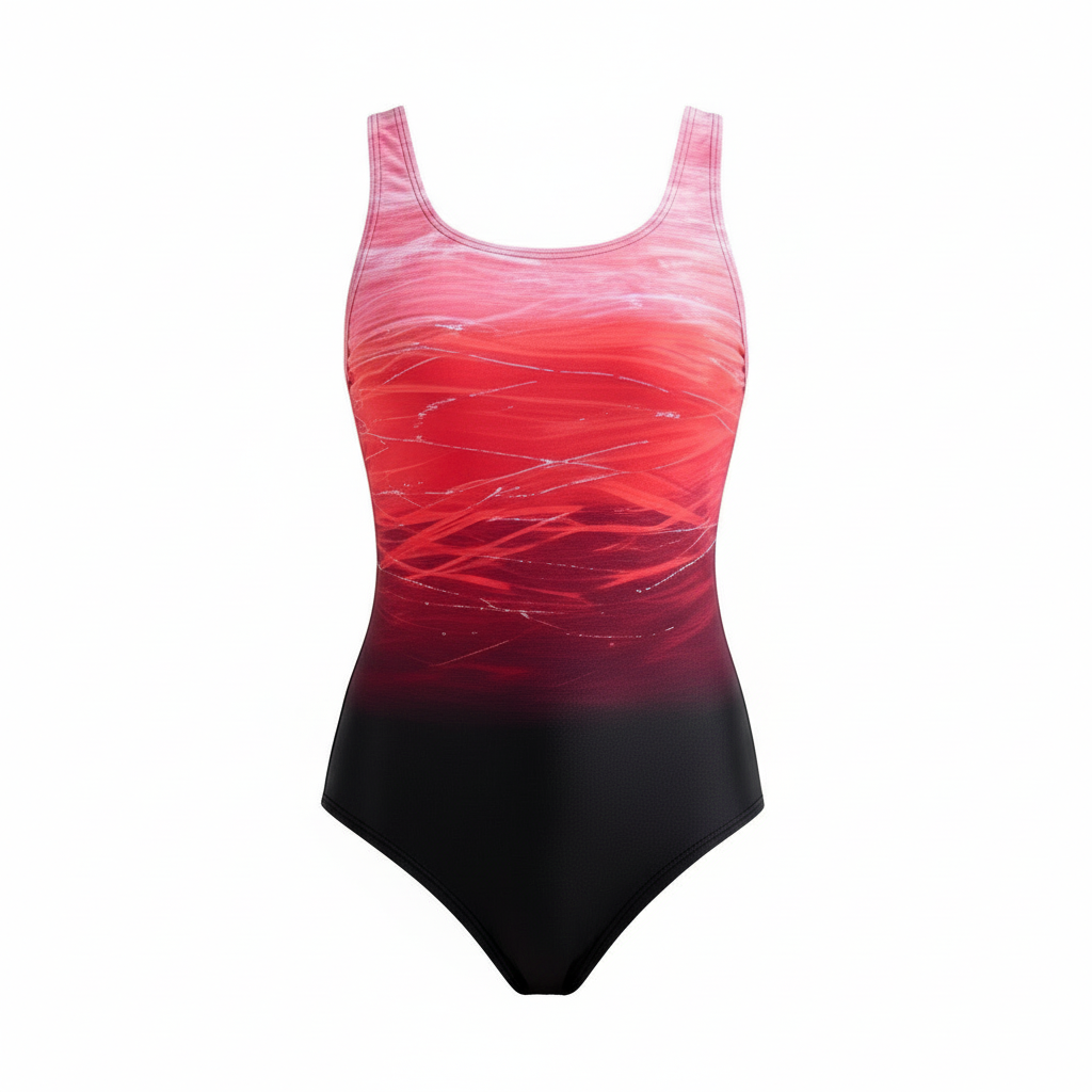 Costume Intero Donna con Linee Strutturate Sagomato