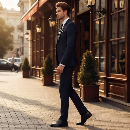 Completo Uomo Due Pezzi Giacca e Pantaloni Regular Fit