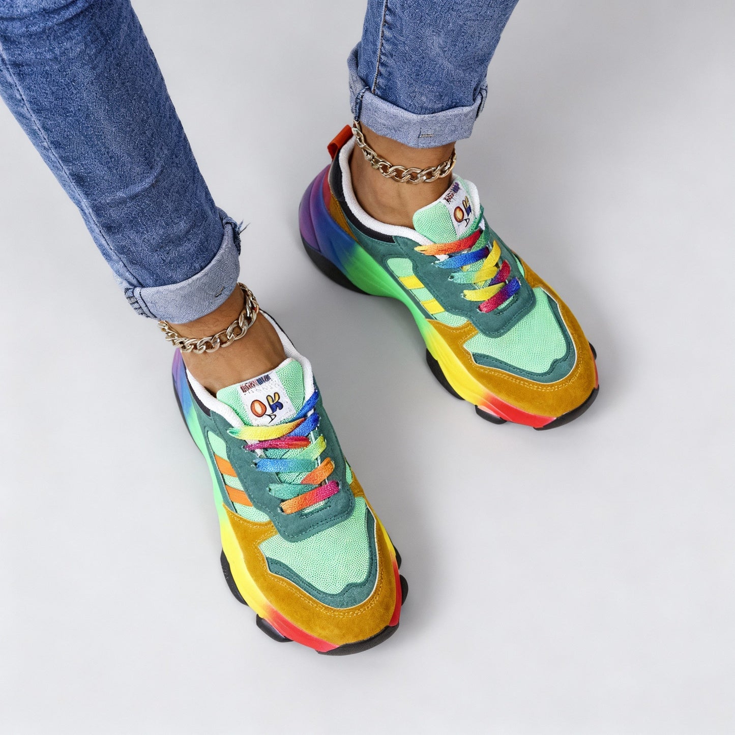 Sneaker Donna Plateau Sportive Comode