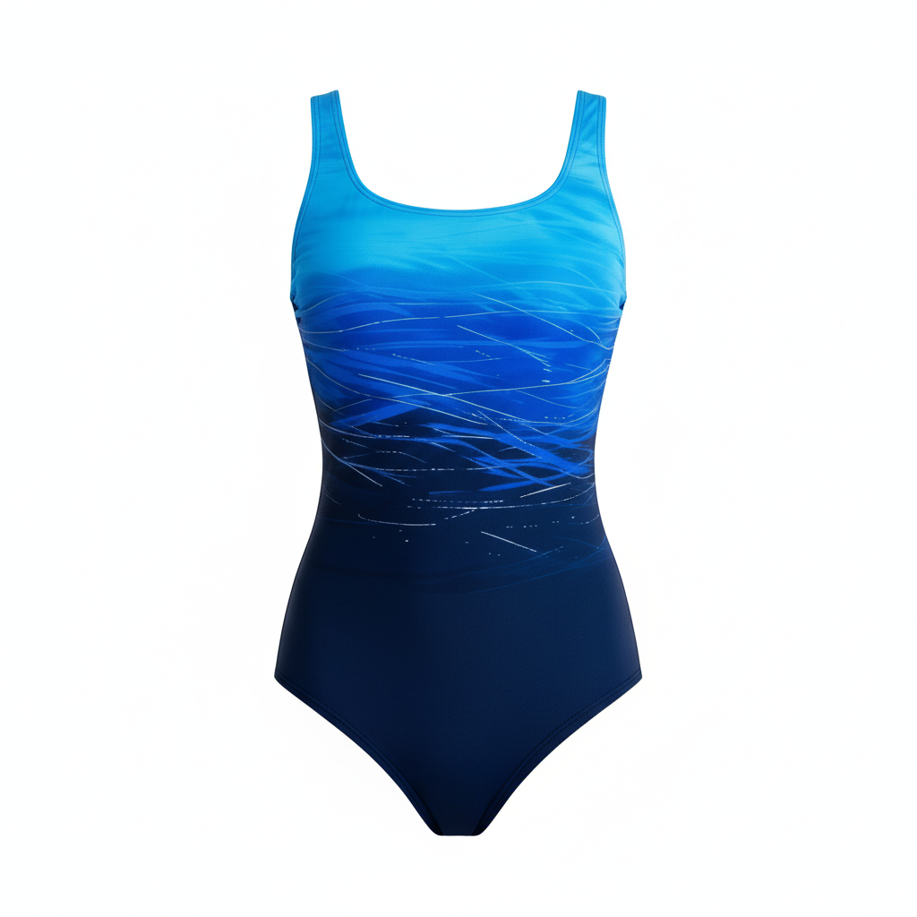 Costume Intero Donna con Linee Strutturate Sagomato