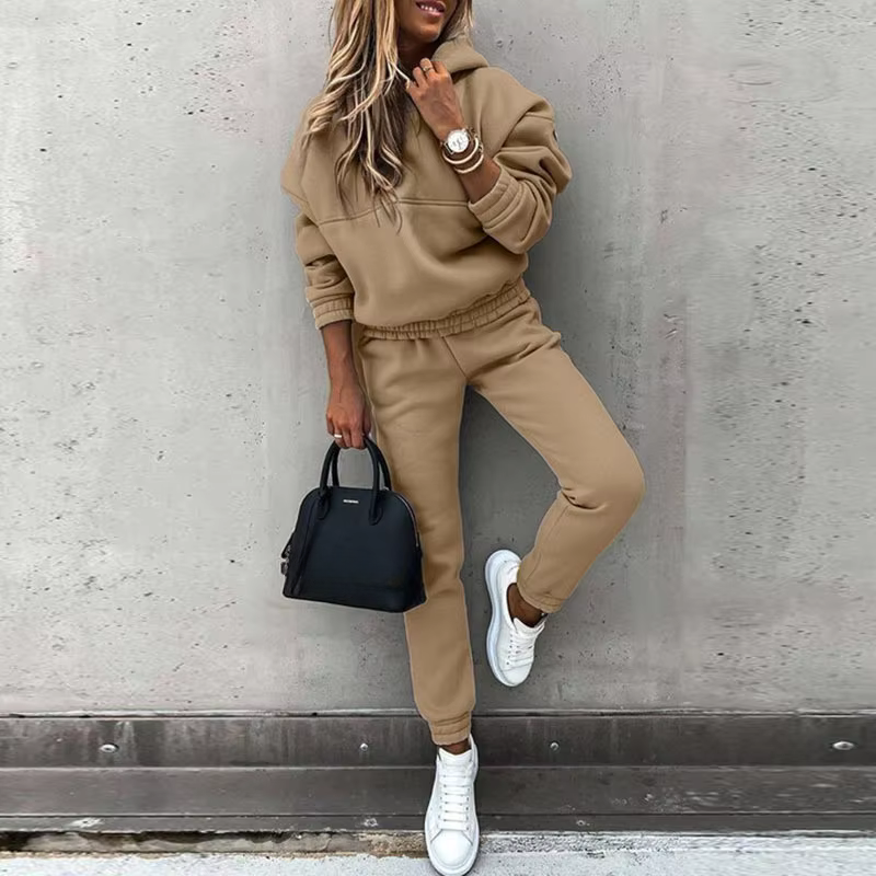 Completo Sportivo Donna Invernale Due Pezzi Caldo