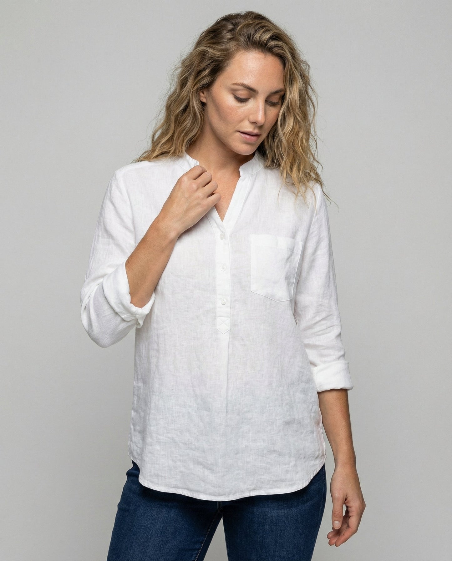 Camicia Donna Cotone Vestibilità Larga - Brentozzi