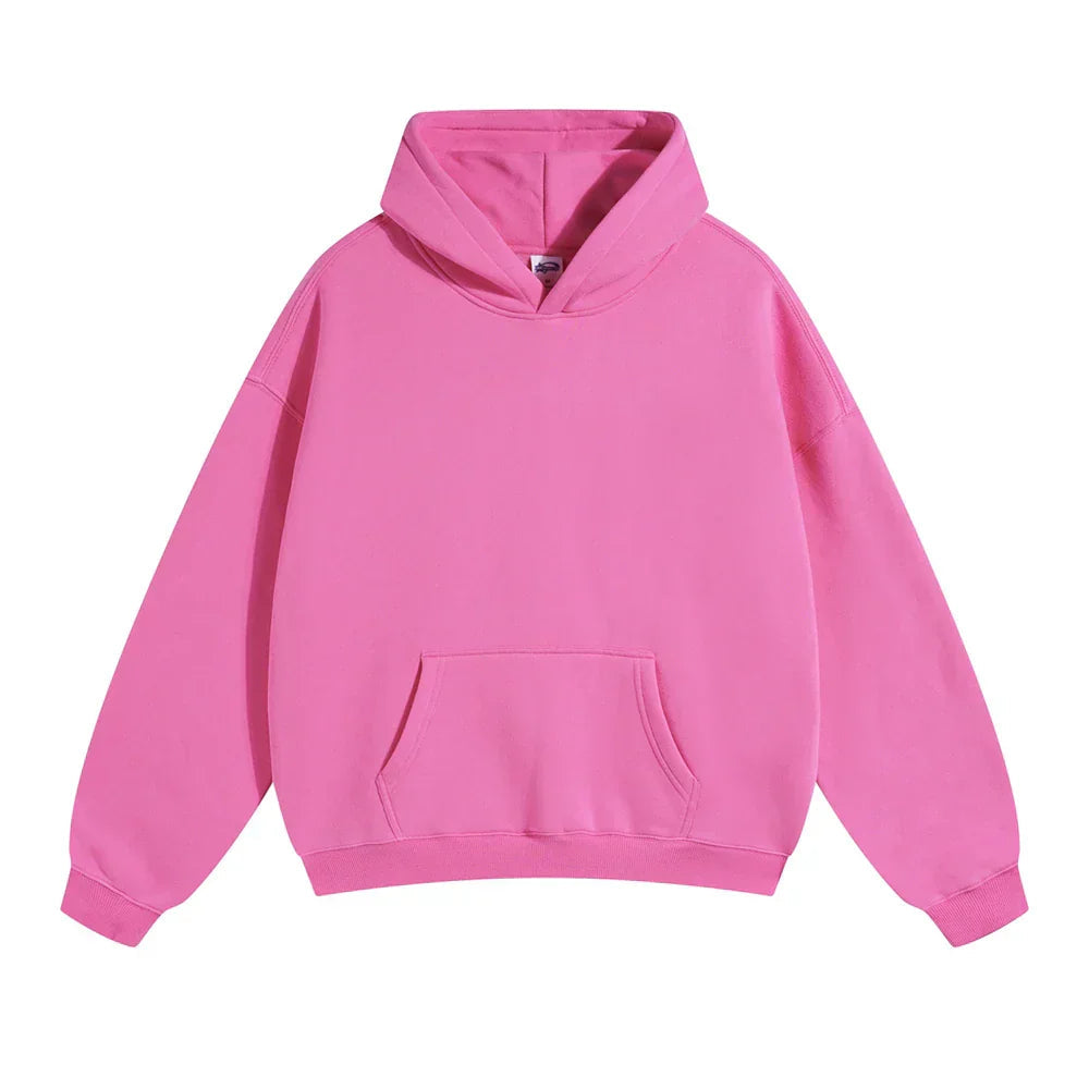 Festa | Unisex Felpa Oversize in Pile con Cappuccio