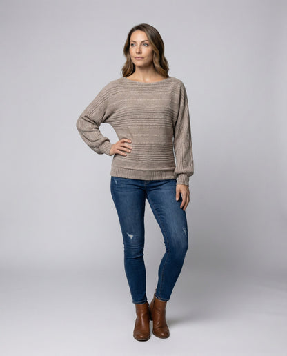 Blusa Donna Manica Pipistrello Vestibilità Comoda