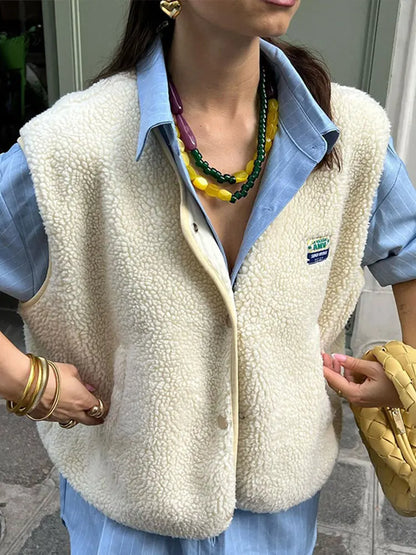 Smanicato Donna in Pile Termico Caldo