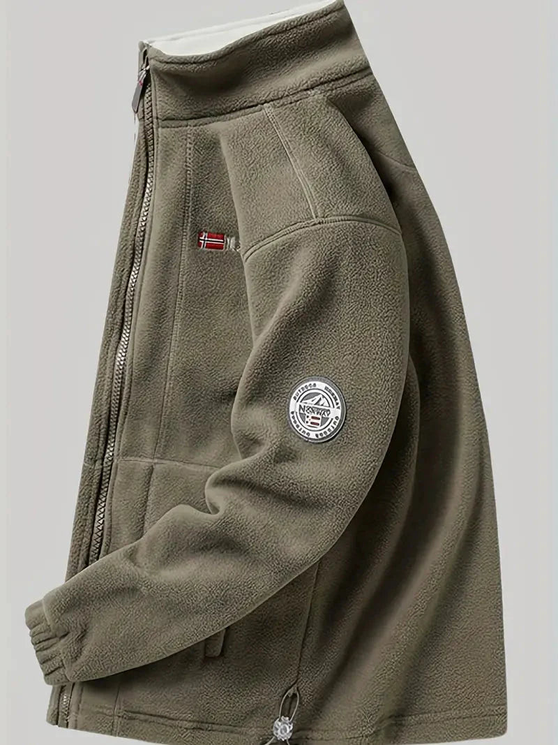 Fleecejacke | Outdoor | Winddicht | Fleece mit durchgehendem Reißverschluss | Winterjacken für Herren-Chaps Herrenmode