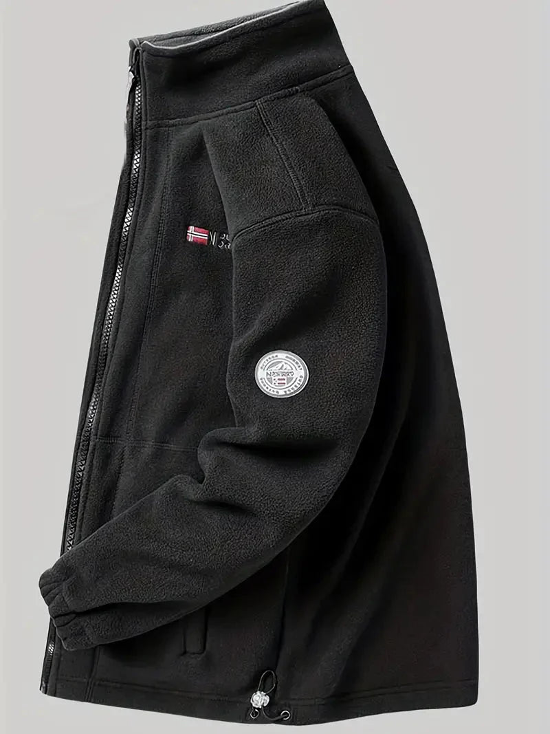 Fleecejacke | Outdoor | Winddicht | Fleece mit durchgehendem Reißverschluss | Winterjacken für Herren-Chaps Herrenmode