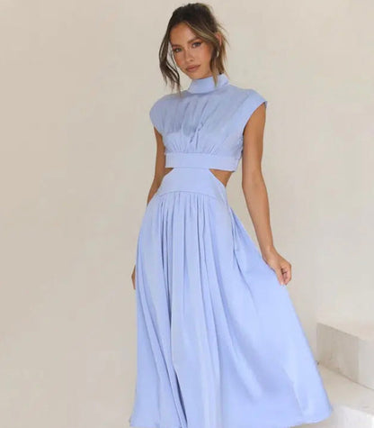 Abito Maxi Donna con Spacchi Laterali