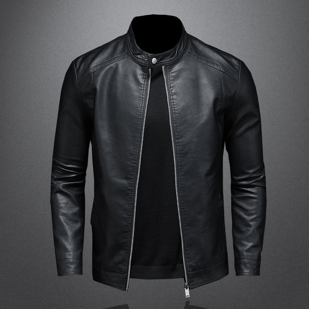 Giacca Uomo Pelle Slim Fit - Brentozzi