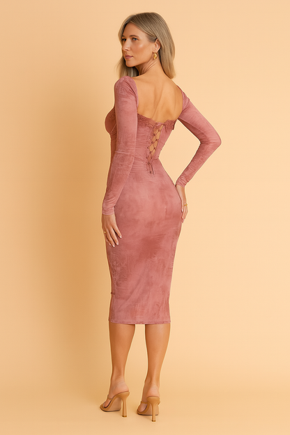 Francine | Elegante abito rosa 2
