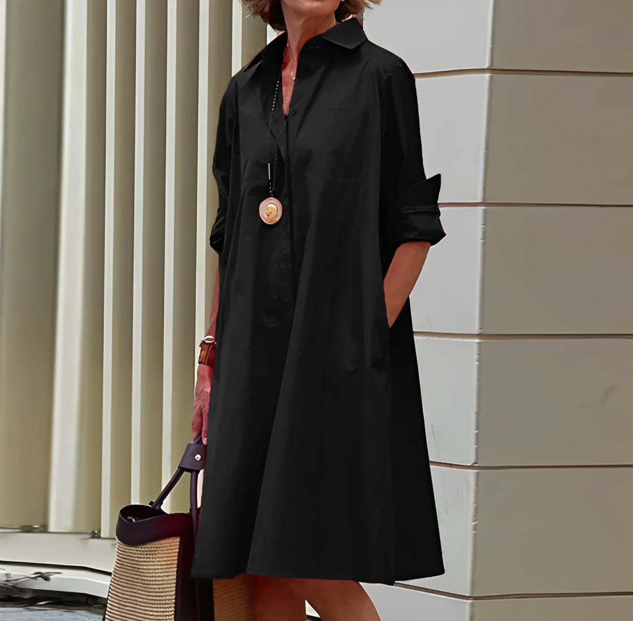 Abito Midi Donna Stile Elegante e Vestibilità Comoda