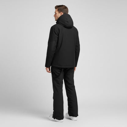 Completo Sci Uomo Giacca con Cappuccio Pantaloni Funzionali Invernali