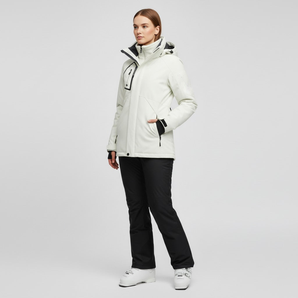Completo Sci Donna Giacca e Pantaloni Imbottiti Invernale