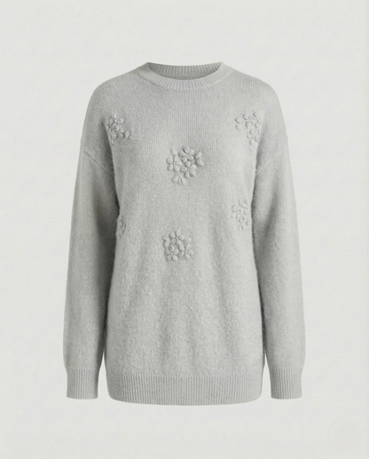 Completo Maglia Donna con Applicazioni Floreali