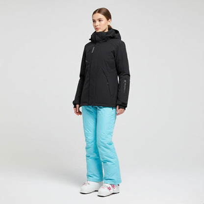 Completo Sci Donna Giacca e Pantaloni Impermeabili