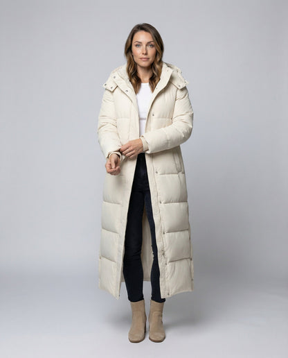 Piumino Donna Extra Lungo Imbottito Caldo - Brentozzi