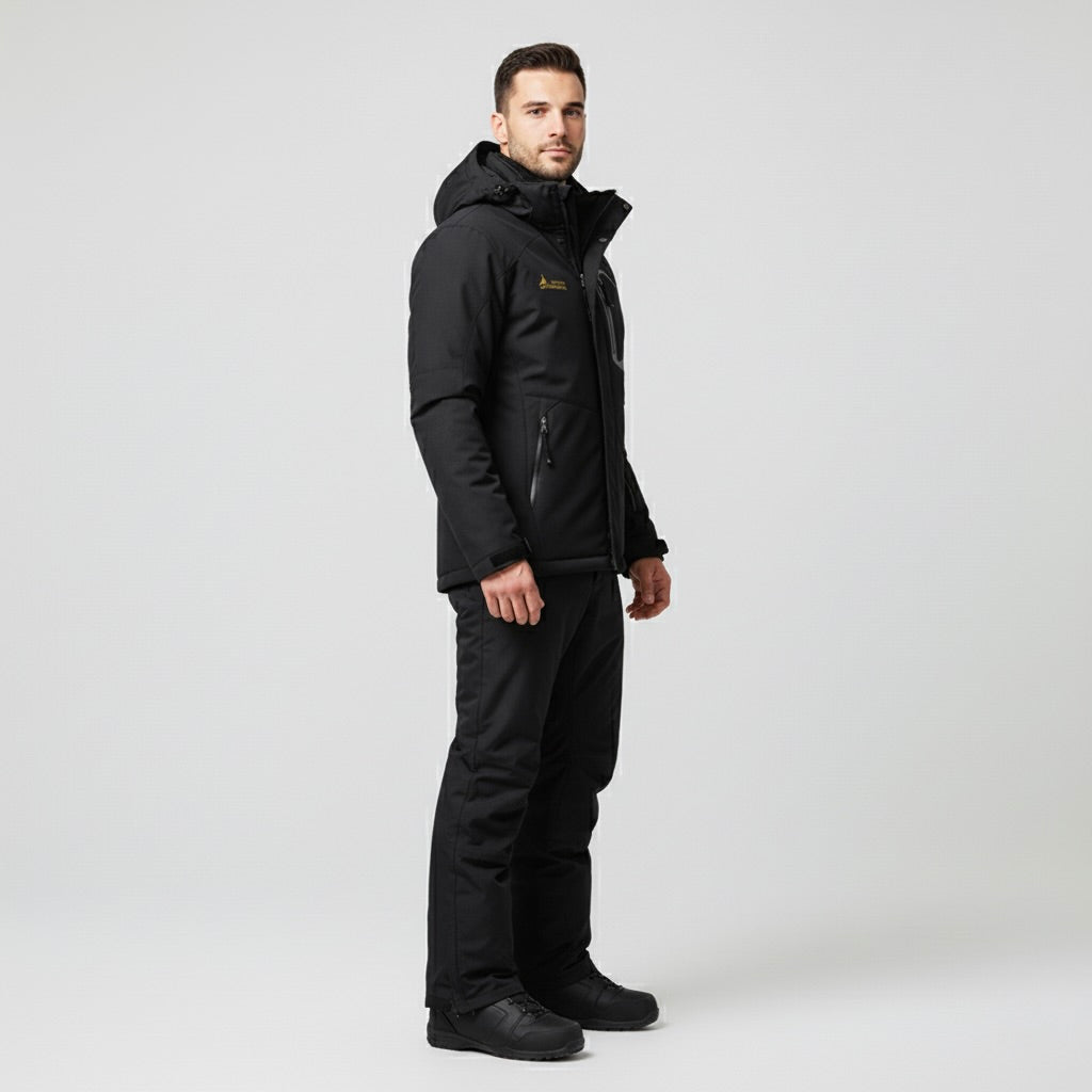 Completo Sci Uomo Giacca e Pantaloni Impermeabili