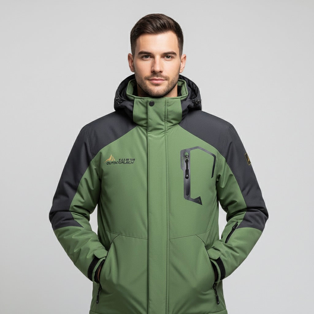 Completo Sci Uomo Giacca e Pantaloni Impermeabili