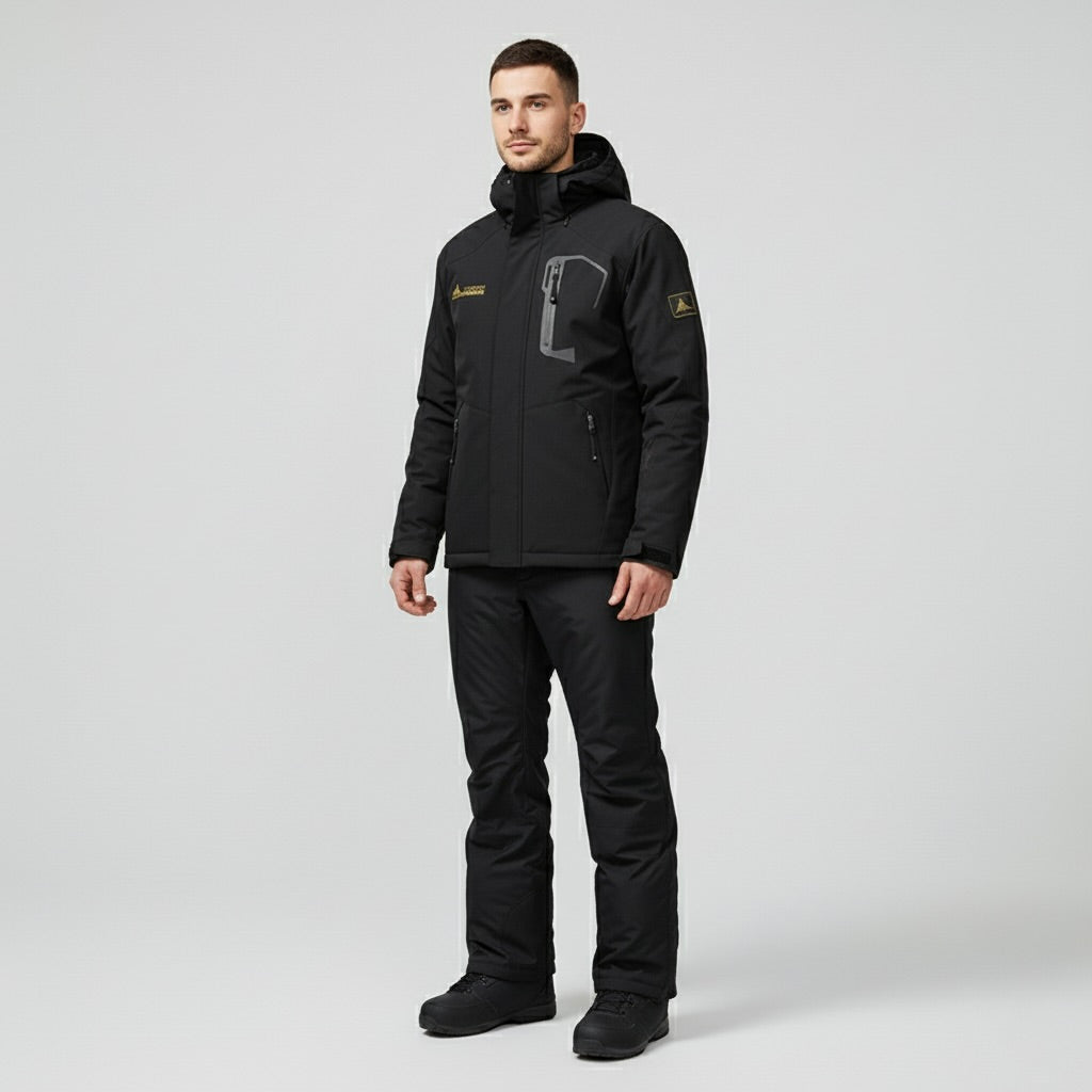 Completo Sci Uomo Giacca e Pantaloni Impermeabili