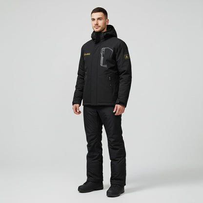 Completo Sci Uomo Giacca e Pantaloni Impermeabili