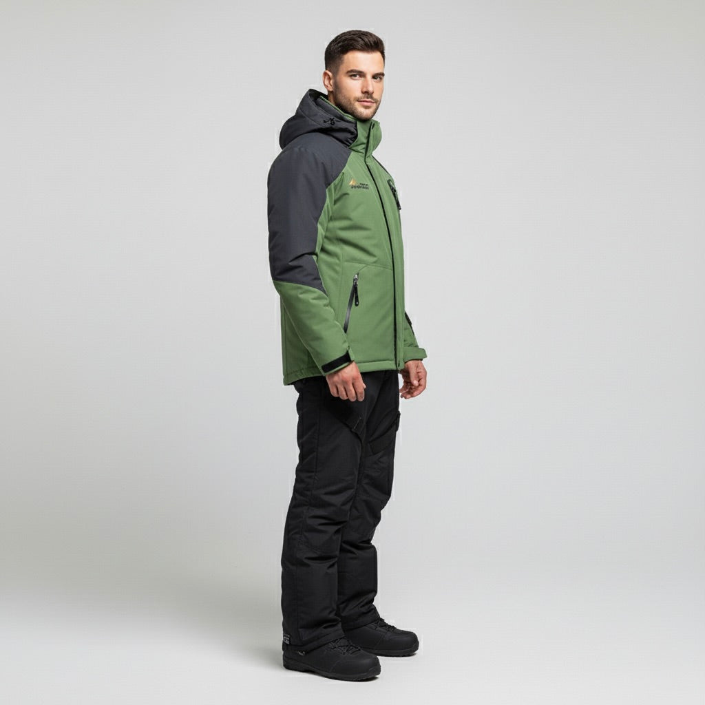 Completo Sci Uomo Giacca e Pantaloni Impermeabili